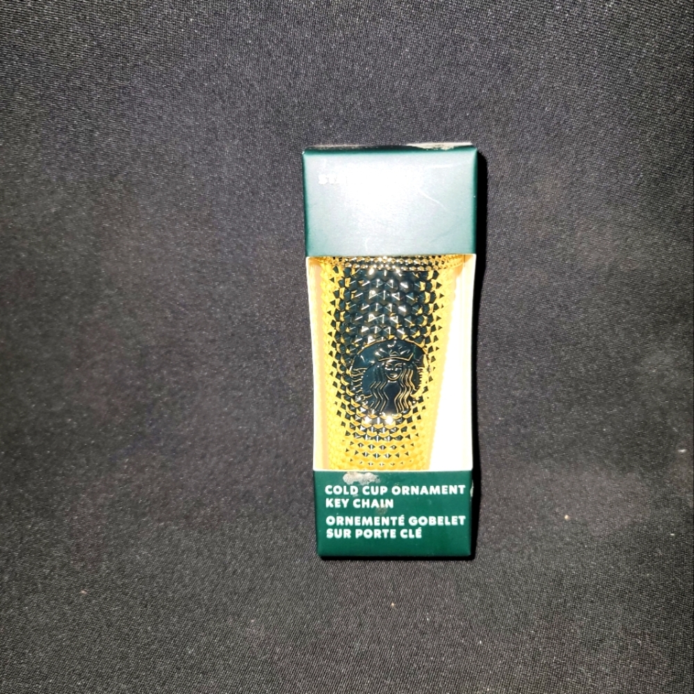 Starbucks Gold Cup Ornament Key Chain